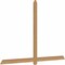 Ekena Millwork Eugene Smooth Timber Gable Bracket, Western Red Cedar, 84"W x 56"H x 1 1/2"D x 3 1/2"F, 16/12 Pitch GBW084X56X0204EUG00SWR - alternate 3
